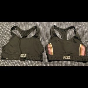 Pink Victoria secret sports bra L